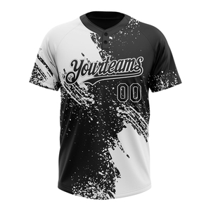 Camiseta de Béisbol Personalizada de 2 Botones, Uniforme de Equipo Sublimado, Ropa Deportiva Transpirable que Absorbe la Humedad, Talla Adulto para Hombre - Product Image 1