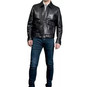 Chaqueta Bomber Unisex de Invierno, Transpirable, de Poliéster Negro, con Cuello Alto, Logotipo Frontal, Estilo Urbano, de Primera Calidad - Product Image 3