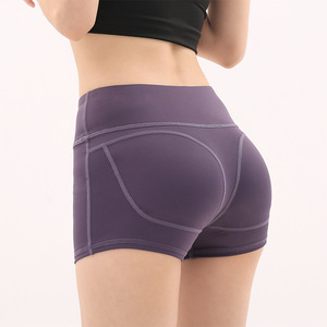 Shorts décontractés pour hommes, taille haute, couleur unie, en toile respirante, avec logo tricoté à l'avant, style sportswear - Product Image 1