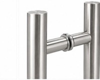 Poignées de tirage en forme de H de qualité professionnelle, finition de surface lisse, design ambidextre, garantie de 3 ans, utilisation pour portes, personnalisable