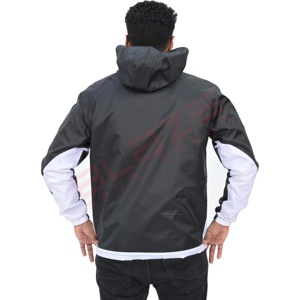 Blaze Fight Wear, venta al por mayor, chaqueta de lluvia ligera con capucha para hombre, impermeable para exteriores, cortavientos, chaqueta de senderismo para hombre - Product Image 4