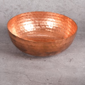 Copper Bowl for <b>Soup</b> with Spoon Contemporary Design Portable for Serving at Home - Product Image 6