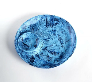 epoxy resin platter handmade resin tray modern for wedding gift wholesale price from india - Product Image 3