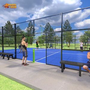 Elegancia Inigualable: Pista de Pádel con Pilares de Vidrio Phuoc Thinh, Prestigiosa Pista de Pádel con Delimitaciones Claras, Exportación B2B - Product Image 2