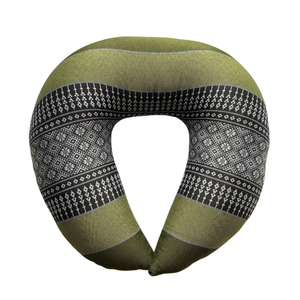 Coussin en soie en forme de U à motif floral avec broderie, pour massage et spa, à poser sur le ventre - Product Image 3