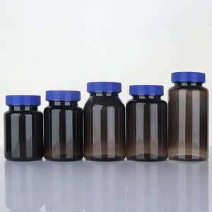 Suplementos Dietéticos Médicos, Botellas de Medicina de Plástico PET Marrón Ecológicas, Servicio de Serigrafía Personalizado para Tabletas y Jarabes - Product Image 6