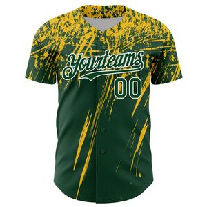 OEM Custom Baseball Jersey Full Button 100% Organic Cotton Anti-Bacterial V-neck Short Sleeve Front Logo Team Wear - Product Image 6