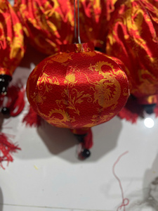 Silk Lanterns Bamboo Silk Lanterns Hanging Lighting For Wedding Garden Patio Decor Vietnam Silk Lanterns Outdoor Use - Product Image 5