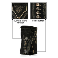 Lederhosen classiques grande taille pour hommes, personnalisables, authentiques, costume bavarois pour le festival de la bière Oktoberfest, authentique