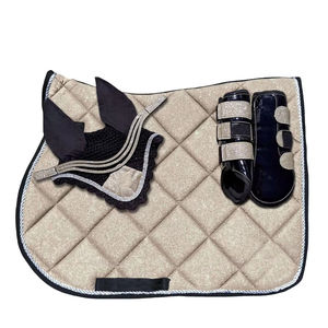 Almohadillas de Silla de Montar Inglesas con Diseño Personalizado, Almohadillas de Silla de Montar de Cristal para Doma, Almohadillas de Silla de Montar de Algodón con Logotipo - Product Image 5