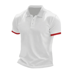 Nouveau T-shirt Homme 2026 en Coton Tricoté 100% avec Broderie Explosive, Séchage Rapide, Respirant et Poche, Manches Courtes, Modèle ODM - Product Image 1