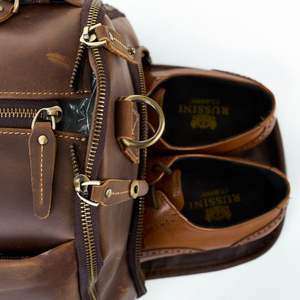 กระเป๋าเดินทางหนังแท้สำหรับผู้ชายรุ่นใหม่ล่าสุด กันน้ำ ราคาถูก ขายออนไลน์ - Product Image 2