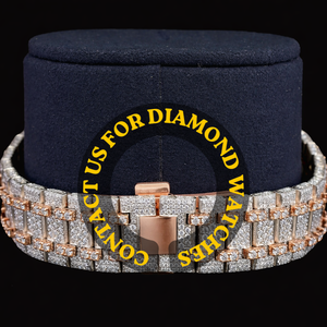 Ultra Luxurious Chronograph Round Dial Moissanite Diamond Classic Features Man's Made Full Iced Hip Hop Fashion Studded Watch - Product Image 6