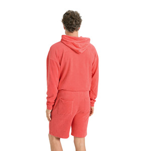 Nouveaux ensembles courts élégants et légers en molleton 100 % coton, respirants, coupe ample, à épaules tombantes, pour la saison hivernale - Product Image 4