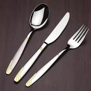 Ensemble de couverts de luxe en acier inoxydable pour table de salle à manger, vaisselle élégante pour événements - Product Image 4