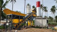 Centrale à béton mobile YHZS90 à installation facile et automatique avec système de contrôle PLC 90m3/h – Équipement de béton prêt à l'emploi