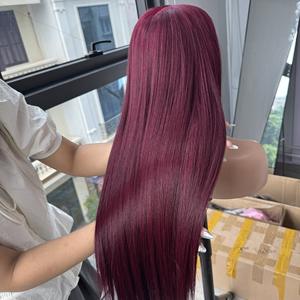 Precio al por mayor 100% Raw Virgin Vietnamita Humano Encaje Peluca Trama Hueso Recto Rubio Color Super Doble Extensiones de cabello - Product Image 4
