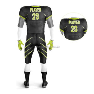 Uniforme de Fútbol Americano Personalizado de Diseño Superior, Unisex, Talla Grande, Manga Corta, Transpirable, de Alto Rendimiento, con Transferencia de Calor - Product Image 6