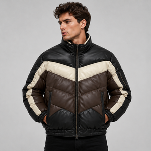 Veste en cuir de qualité export, nouvelle arrivée, veste en cuir tendance, veste d'extérieur confortable et chaude pour hommes - Product Image 2