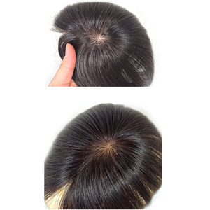 วิกผมคอสโม พรีเมียมจากเกาหลี ผมแท้เรมี่ ทรงบ็อบ มีหน้าม้า สีดำธรรมชาติ  ฐานลูกไม้โปร่งใส ขนาดมาตรฐาน - Product Image 6
