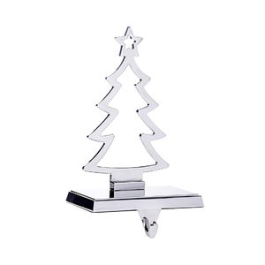 New Design Home Decoration Socks Hanging Silver <b>Stocking</b> <b>Holder</b> Snowman Nickle Plated <b>Stocking</b> <b>Holder</b> - Product Image 4