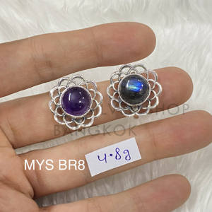 925 Sterling Silver With Bezel Setting Round Cut Shape Multi Color Gemstones Classy <b>Citrine</b> <b>Ring</b> Elegant Jewelry Gift For Women - Product Image 1