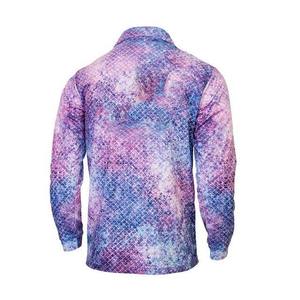 Chemises de pêche à manches courtes UPF50 UV Performance, sur mesure, de bonne qualité, avec couleurs et logos personnalisés - Product Image 2
