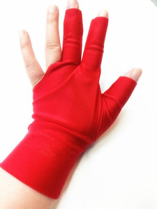 Breathable Popular Sizes Men Women Snooker Cue Sport Glove Durable Double Stitched 3 Finger Pool Gloves Billiards Glove - Product Image 6