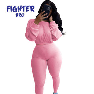 Survêtement en coton pour femme, taille personnalisée, design confortable pour tous les jours, tenue personnalisée, logo sur mesure, fabrication OEM, marque privée, prêt à l'emploi - Product Image 5