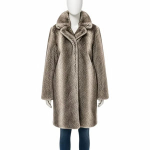 Poncho de Piel Sintética Transpirable con Estampado de Leopardo, Forro de Felpa Suave, Cálido para Invierno, con Capucha, Elegante y a la Moda para Mujeres Embarazadas - Product Image 4