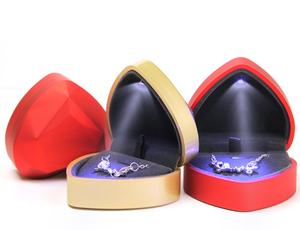 Boîtes à bijoux de luxe en gros d'usine, boîtes à bagues pas chères, emballages de bijoux noirs pour petites entreprises - Product Image 2