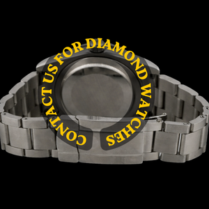 Última Colección de Relojes para Hombre, Esfera Redonda Roja con Bisel con Incrustaciones de Diamantes Moissanite, Acero Inoxidable, 41MM, Reloj Clásico de Marca - Product Image 4