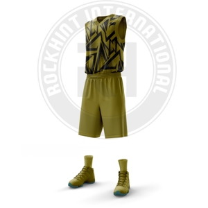 Conjunto de Uniforme de Baloncesto de Nivel Club, Tela de Poliéster, Duradero, Ligero y Cómodo, Diseñado para Prácticas y Partidos - Product Image 3