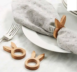 Wholesale Handmade <b>Wooden</b> Napkin Ring <b>Rustic</b> Decorative <b>Table</b> Accessory for Wedding, Hotel & Event <b>Dining</b> Export - Product Image 3