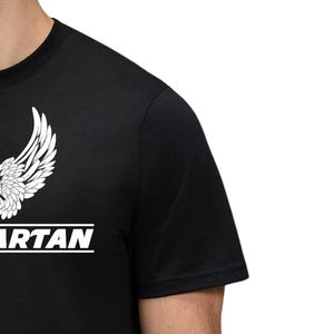 Camiseta negra con estampado gráfico para hombre, cuello redondo, manga corta, atlética, para gimnasio, entrenamiento, ropa deportiva informal, ropa deportiva - Product Image 4
