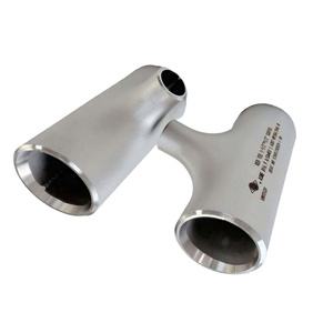 Raccord de tuyauterie industriel VINTECH, Té réduit en acier inoxydable WP304 304L ASME B16.9, haute qualité - Product Image 2