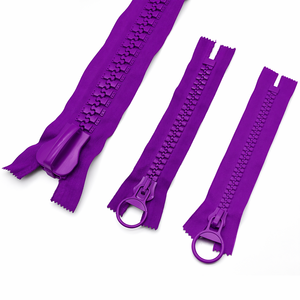 Glissière de fermeture éclair géante en plastique à dents larges pour vestes ou sacs – Fabrication de curseurs de fermeture éclair - Product Image 3
