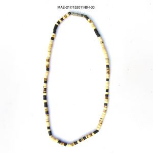 Collar Étnico de Cuentas de Hueso con Cuentas Negras y Crema, Joyería Unisex para Mujeres y Hombres al Mejor Precio al por Mayor - Product Image 2