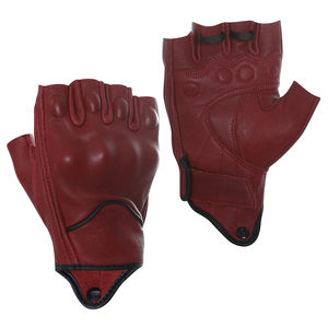 Fingerless Half Finger Goatskin Leather Motorcycle <b>Glove</b> <b>Touchscreen</b> Best Quality Product Motorbike <b>Gloves</b> Cheap Price OEM - Product Image 6
