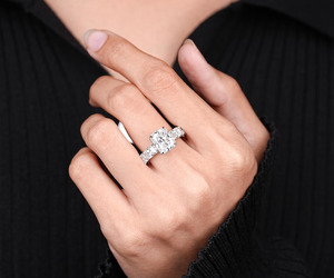Trending 1.5 CT Radiant Cut Pave <b>Set</b> Engagement <b>Ring</b> Hidden Halo Engagement <b>Ring</b> Vintage 14K Gold Wedding Bridal <b>Ring</b> - Product Image 3