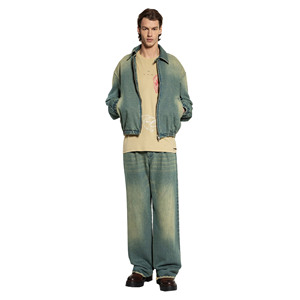 T-shirt à manches courtes col rond pour homme en coton et fibre de bambou, tissu écologique respirant, motif uni, logo personnalisé positionné à l'avant - Product Image 4