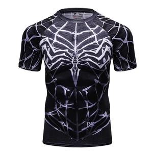 Camiseta Deportiva Unisex de Compresión, Manga Larga, Impresión 3D, Transpirable, Antibacteriana, Ecológica, con Logotipo Personalizado, para Gimnasio, Venta al Por Mayor - Product Image 5