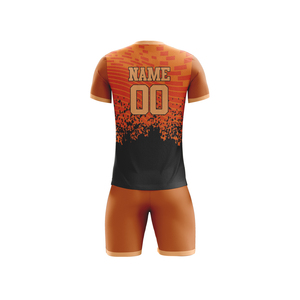 Maillot de football personnalisé en gros, impression numérique, ensemble complet, polyester, séchage rapide, manches courtes - Product Image 4