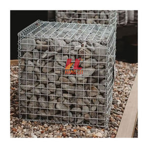 Kandang batu galvanis yang dapat disesuaikan untuk perlindungan kemiringan dan sungai dengan harga grosir kotak Gabion las - Product Image 1