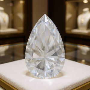 Diamant en vrac certifié IGI de 7,47 carats, taille poire, VVS2, diamant cultivé neuf - Product Image 3