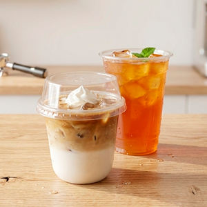 Gobelets en plastique PP transparents jetables à paroi simple du Vietnam, capacité 500 ml/700 ml, couvercles de 95 mm de diamètre, pour boissons froides, gobelet à café - Product Image 6