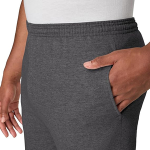 Pantalon de jogging décontracté gris foncé en coton, taille élastique, poches latérales, idéal pour l'automne – Meilleures ventes - Product Image 5