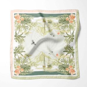Silk Scarf Decorative Print With Soft Fabric For Everyday Travel And Casual Dressing Silk Scarf - Product Image 6