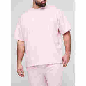 Ensemble short et t-shirt unisexe d'été en coton surdimensionné, col rond, imprimé, pantalon tricoté, survêtement pour hommes et femmes - Product Image 3