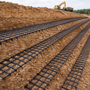 PP Biaxial Geogrid | Polypropylene Soil Reinforcement <b>Grid</b> | Road Construction & Ground Stabilization Geogrid - Product Image 3
